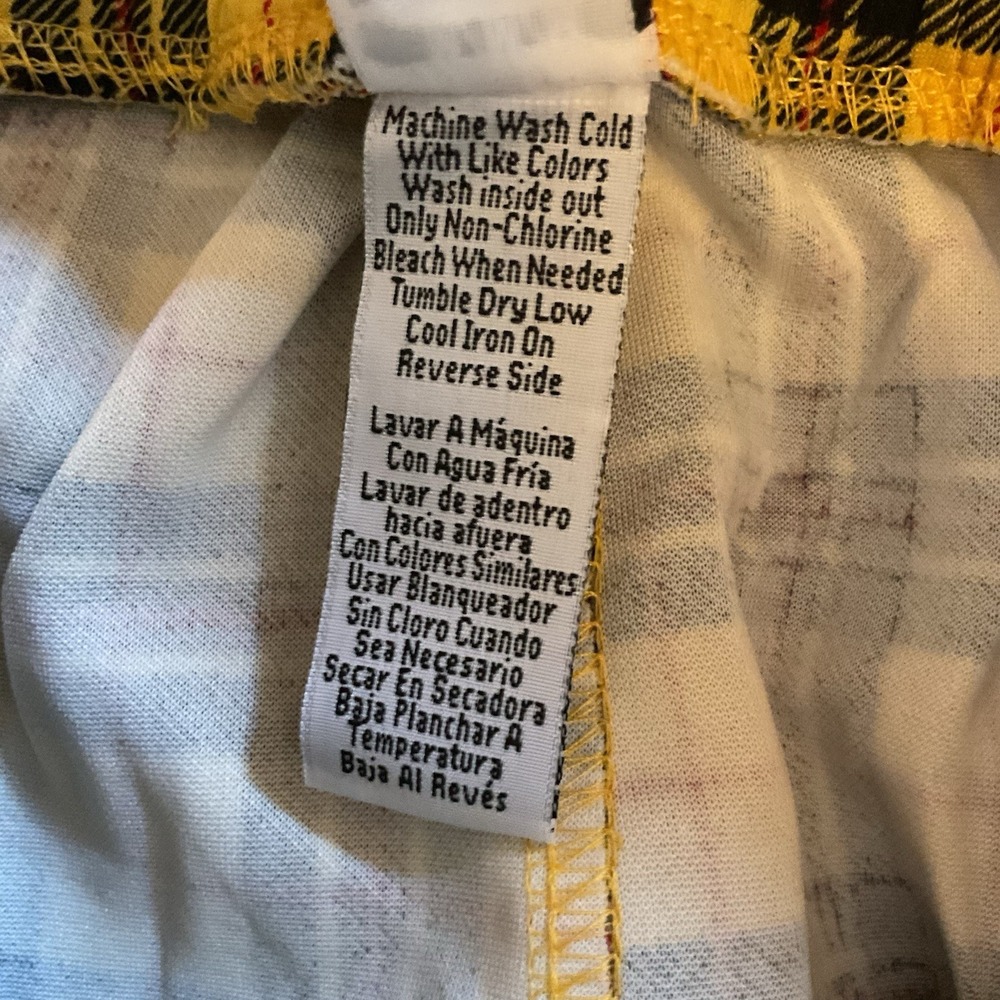 NWT Men's Drill Clothing Co. Fresh Prints of BelAir Joggers Size Medium Yellow - Picture 8 of 8